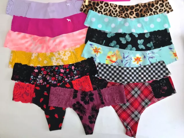 VICTORIAS SECRET THONG Panty Panties SEXY No Show Camo Star Cheetah Red  PINK NWT $12.98 - PicClick