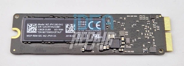 Apple Macbook Pro Retina A1502 Macbook Air A1466 A1465 Ssd 128Gb 655-1958A