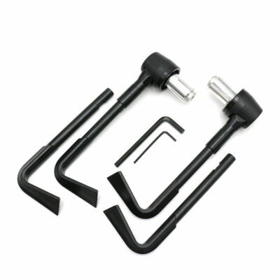 Moto CNC poignée garde frein levier de protection garde moto guidon argent 