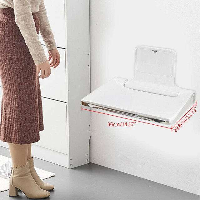 200 kg 90° silla de ducha plegable montaje en pared asiento plegable de ducha silla de ducha asiento de ducha
