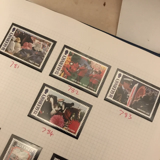 Guernsey Stamps Mint 1998 Europa National Festivals music MNH WCP