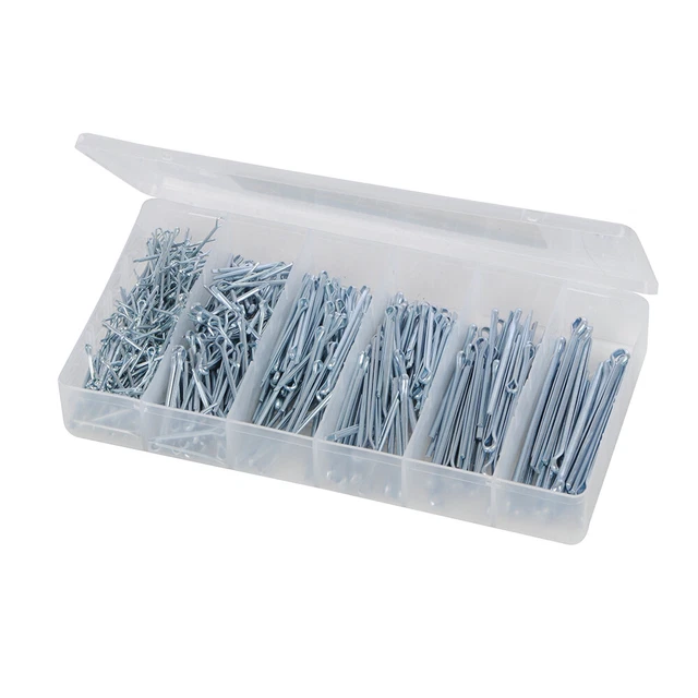 Fixman - Assortimento stecche rotonde 555 pezzi zincati 642721