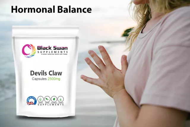 SWN Devils Claw 2500mg Capsule | Backache, Joints,  Muscle Aches, Hormonal, Wei 3