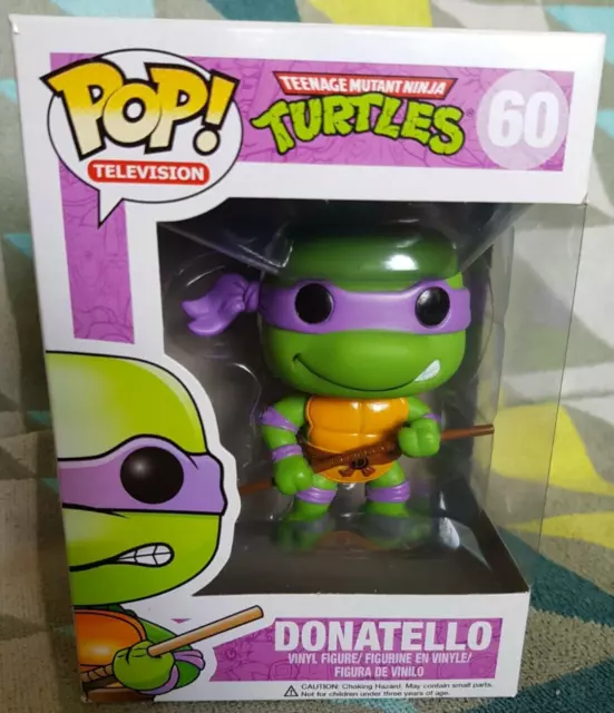 Donatello Pop 60 - TMNT Funko Pop! Vinyl 2014 - Vaulted + Protector