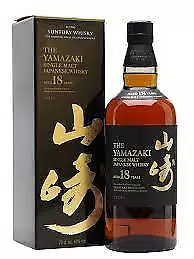 The Yamazaki 18 Year Old Single Malt Japanese Whisky (700ml)