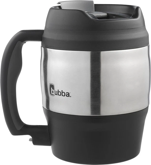 Big Bubba Classic Insulated Mug 52 Oz Polyurethane Travel Coffee Black Keg Shape 3