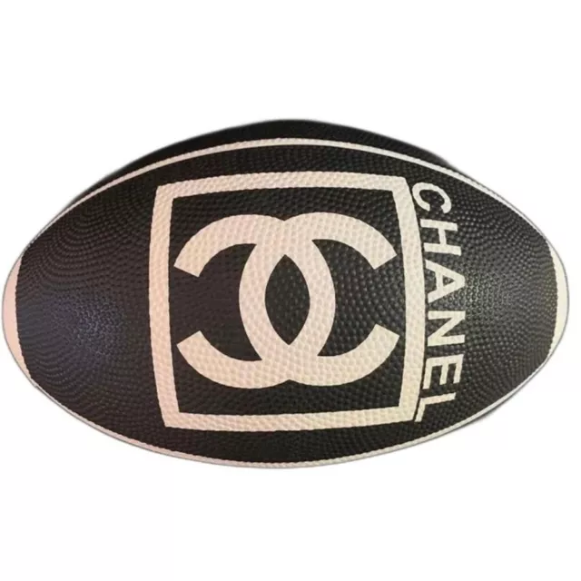 Extremely Rare Chanel Sport Ball/ Rugby American Football Black White collector