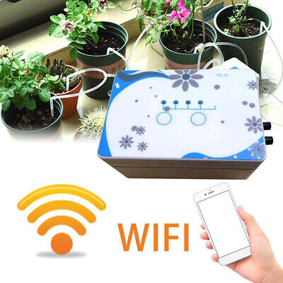 Automatic Micro Drip Irrigation System Sprinkler Water Timer APP Controller Home