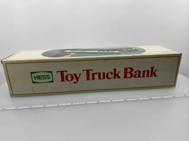 Vintage 1984 Hess Toy Tanker Semi Truck Bank NEW Complete Original Box Nice RARE 2