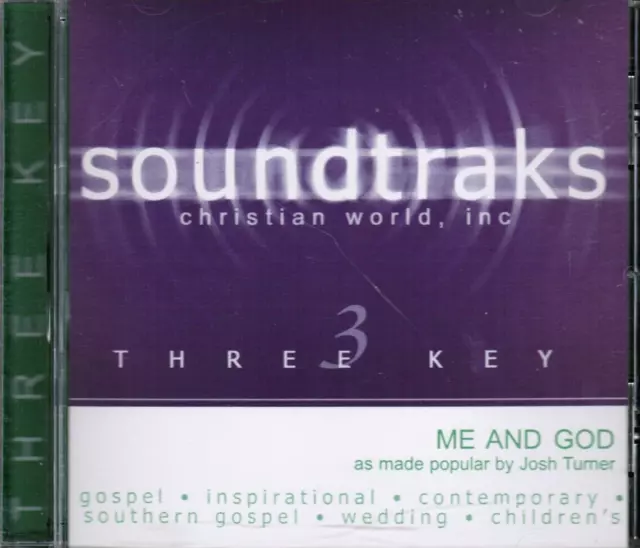 Me And God - Josh Turner - Christian Accompaniment Track CD
