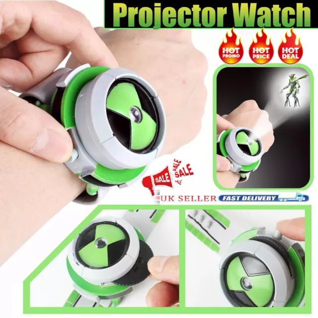 BEN 10 Ten Projector Watch Alien Force Omnitrix Illumintator Xmas Kid Toys Gift