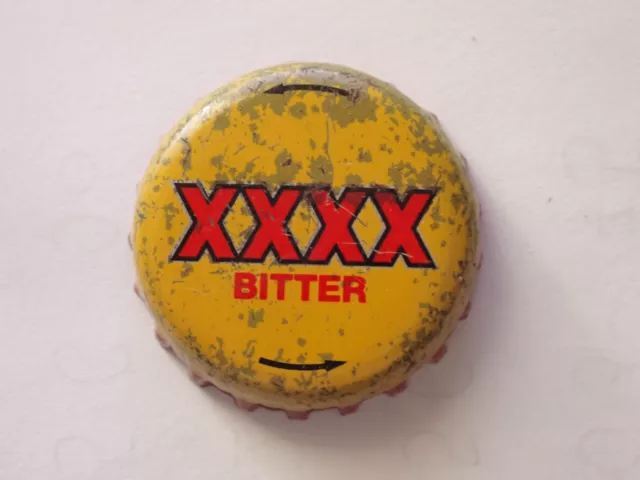 CROWN SEAL BOTTLE CAP CASTLEMAINE XXXX BITTER BEER QLD c1970 VERY GOOD CONDITION