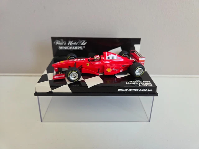 Miniature Ferrari 1998 – Minichamps 1/43 Launch Version N°430980094 (Eddie Irvine)