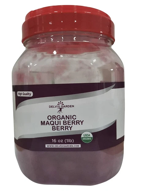 Maqui Berry Powder for sale, Delvix Garden Organic Maqui Berry Powder, 1lb