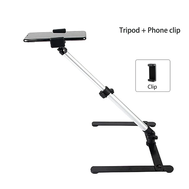 Treppiede pieghevole per smartphone con costruzione in alluminio massiccio