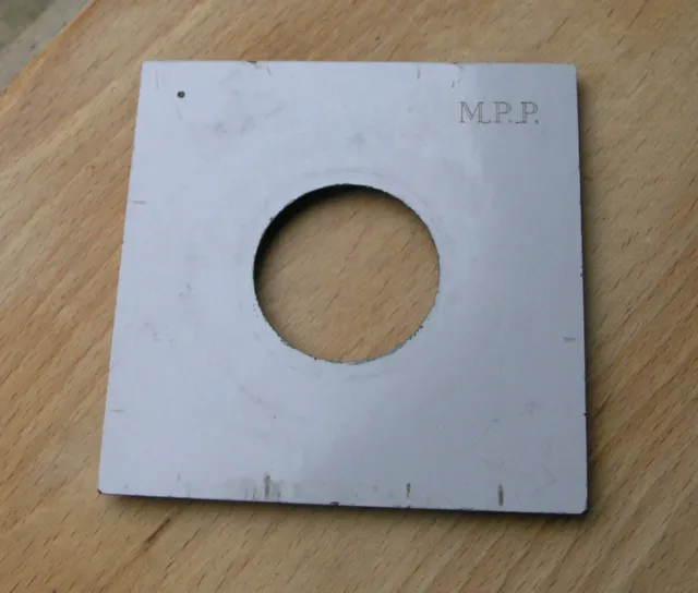 Panel de placa de lente genuino MPP mk7 y 6 VII 40 mm cómputo copal 1 orificio de ajuste