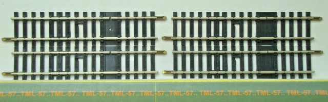 Rails Droits D'alimentation En Laiton Jouef - Lot De 6, HO 1/87 - Occasion, Pour Modélisme