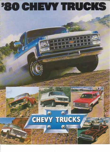 Truck Brochure - Chevrolet - Overview - 1980 - Van Luv El Camino Blazer  (TB209)