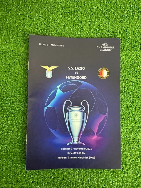 Programme Match Lazio Vs Nice (Nizza) - Saison Non Précisée - Occasion