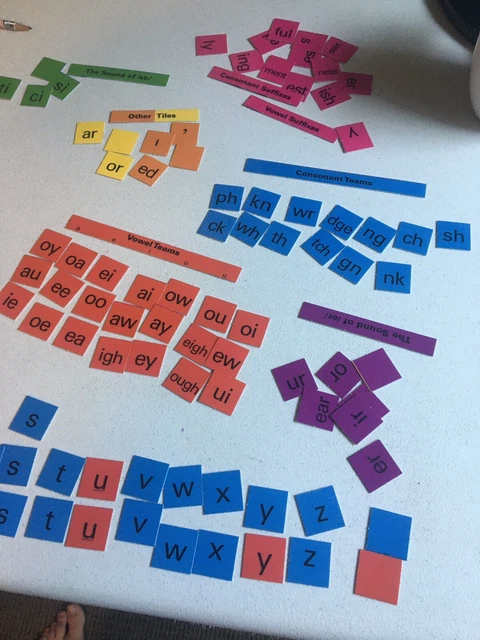 All About Reading Spelling Magnetic Letter Tiles