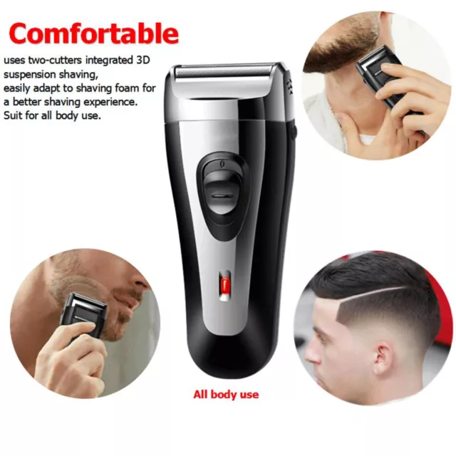 Men's USB Electric Shaver Trimmer Razor Rechargeable Hair Beard Shaving Machine