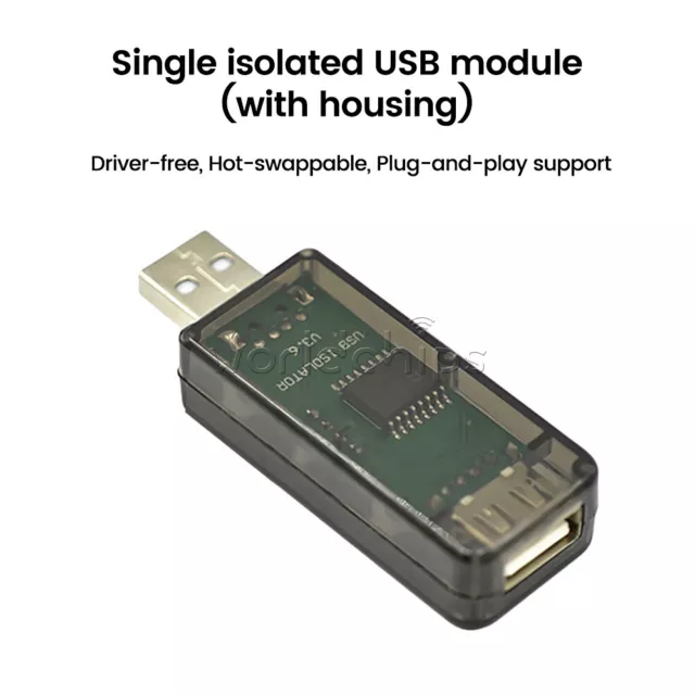 USB Isolator 1500V Isolator ADUM3160 Module USB to USB Coupling Protection Board