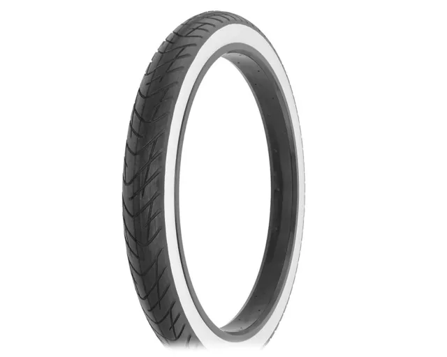 26" x 3.00" WHITEWALL DURO CRUISER SLICK Chopper TIRE BICYCLE Fat BIKE Rat Rod.