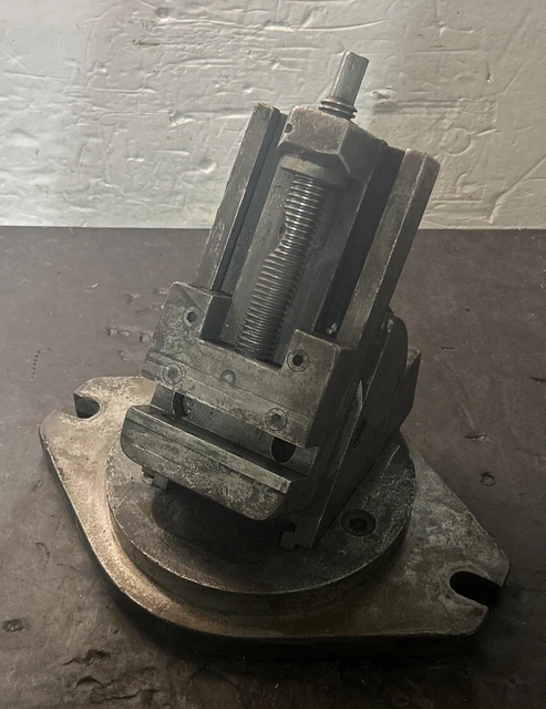 Wesson No.1 Compound Milling Angle Vise Machinist Used