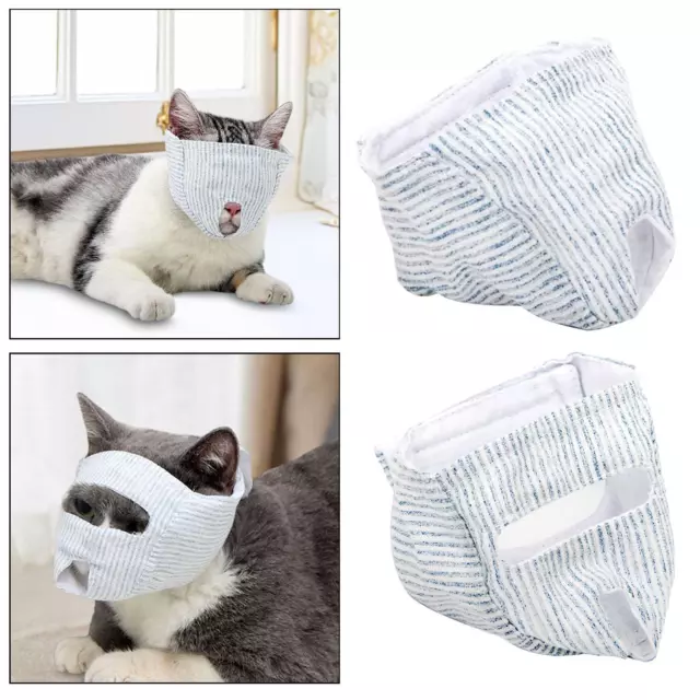 Muselière pour toilettage de chat, couvre-bouche Anti-morsure,