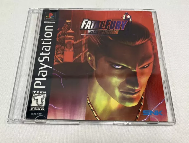 Fatal Fury: Wild Ambition Patch Mídia Preta Playstation 1