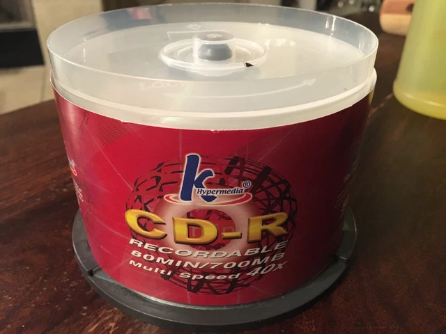 K-Hypermedia CD-R 50 Blank Discs 16X 700MB 80 Minutes
