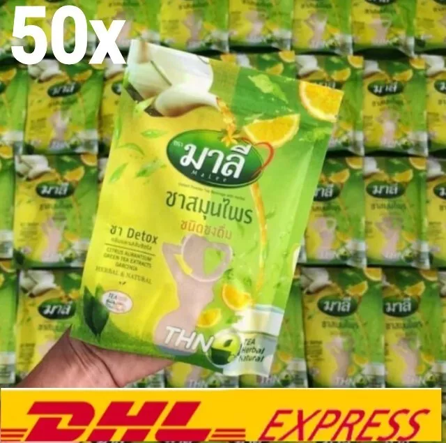 50x Té macho Desintoxicación Hierba Tailandesa Instantánea Natural Delgado Control de Peso Control