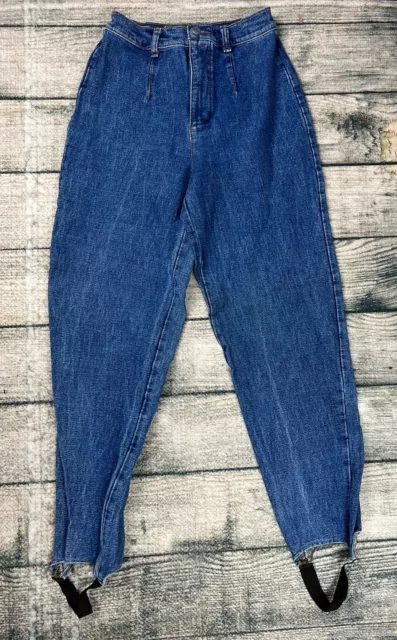 VINTAGE MATCH STIRRUP JEANS WOMEN 8 MADE IN USA RODEO 80s DENIM ...