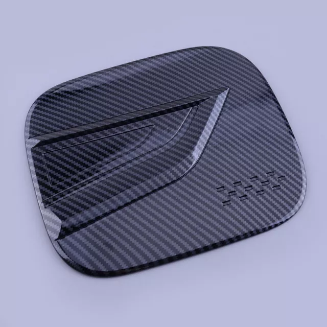 Carbon Fiber Style Gas Oil Fuel Tank Cap Fit for Toyota Highlander 2021 to 2022