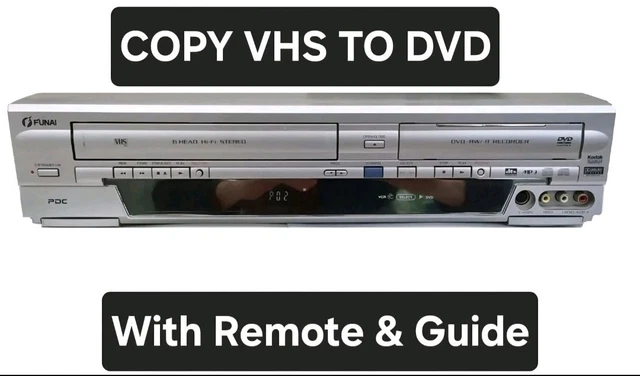 MAGNÉTOSCOPE VHS FUNAI 31C 6 TETES VCR PAL SECAM NTSC PROCHE NEUF GARANTIE 1 AN EUR 129,00