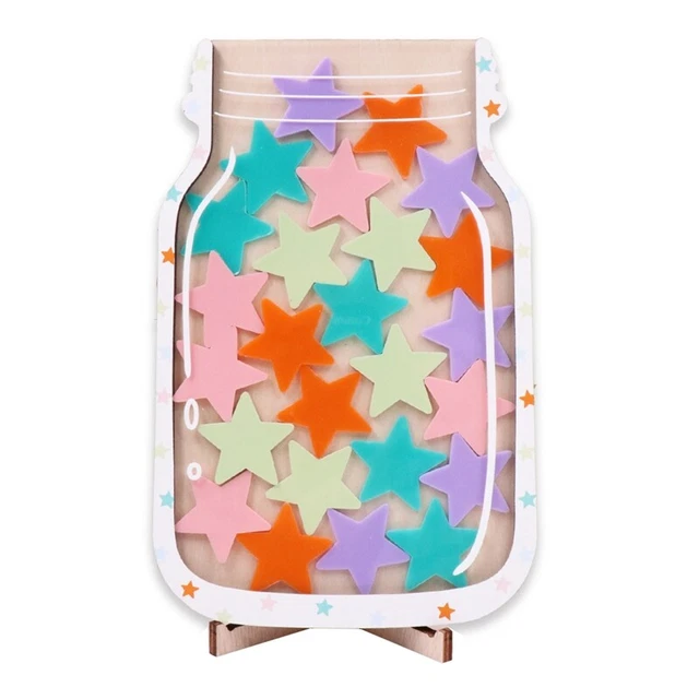 BOCAL DE RÉCOMPENSE pour les Enfants avec des éToiles Tableau de RéCompense3510 EUR 14,74