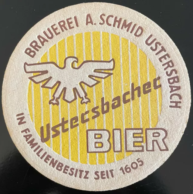 Bd Bierdeckel Bierfilz Glasuntersetzer Ustersbacher Bier Brauerei Ustersbach