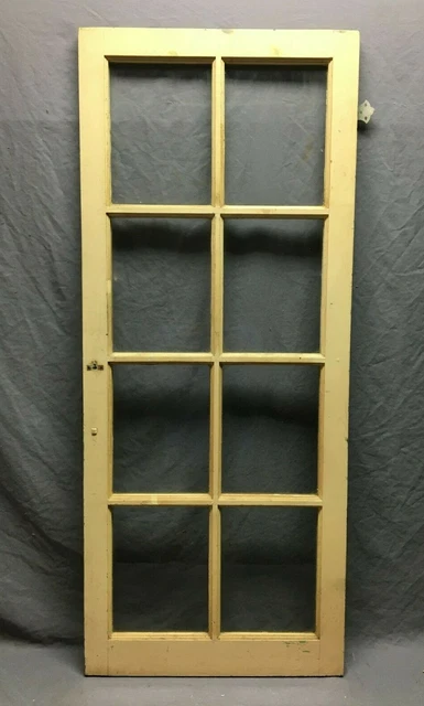 Single VTG 8 Lite Casement Cabinet Cupboard Window Door Yellow 20x50 1029-21B 7