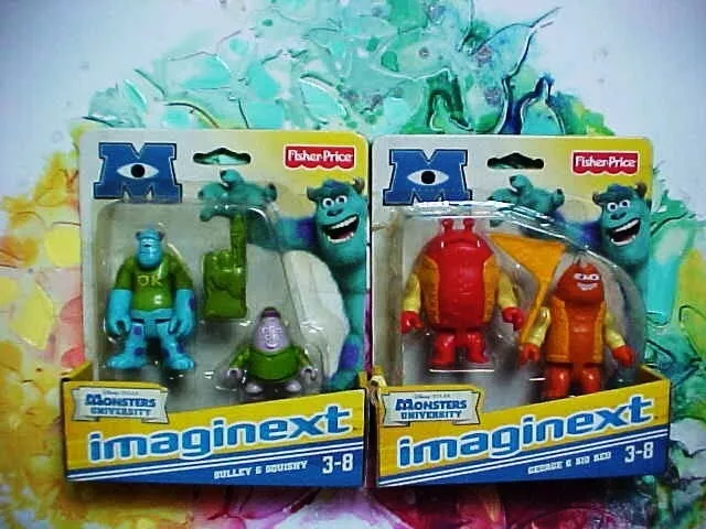 Disney Pixar Imaginext  Monsters University Fisher Price Sulley & Squishy Set