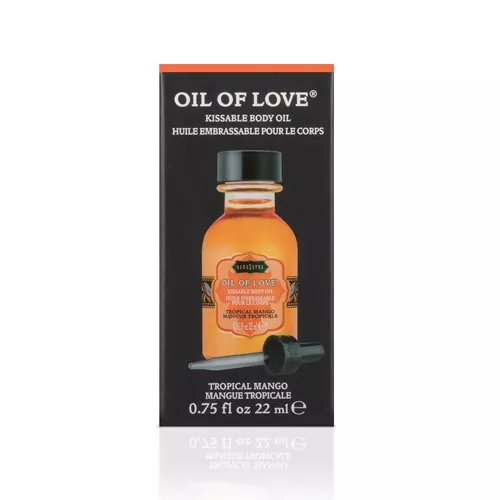 Frei Haus: Kamasutra Oil of Love Tropical Mango 22ml wärmendes Massage-Öl