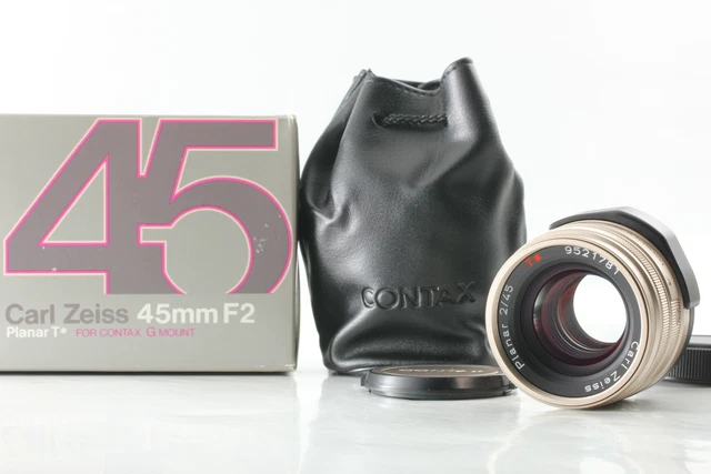 [Mint IN Karton] Contax Carl Zeiss Planaren T 45mm F/2 Objektiv für G1 G2 Aus