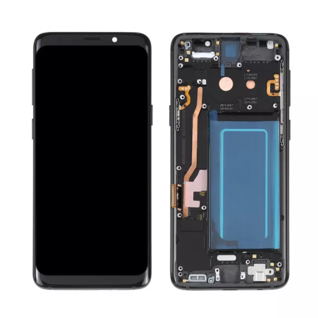 LCD Display Touch Screen Digitizer Assembly w/Frame for SAMSUNG Galaxy S9 G960