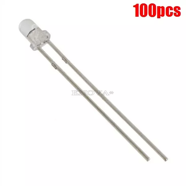 100Pcs Pin Ir 3Mm 940Nm Hi Speed Led Water Clear PD204-6C Photo Diode New Ic ep