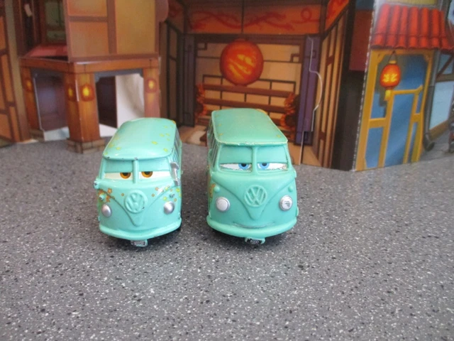 Fillmore Radiator Springs DISNEY PIXAR CARS Fillmore Radiator Springs Diecast Vw Bus 2 Ww ...