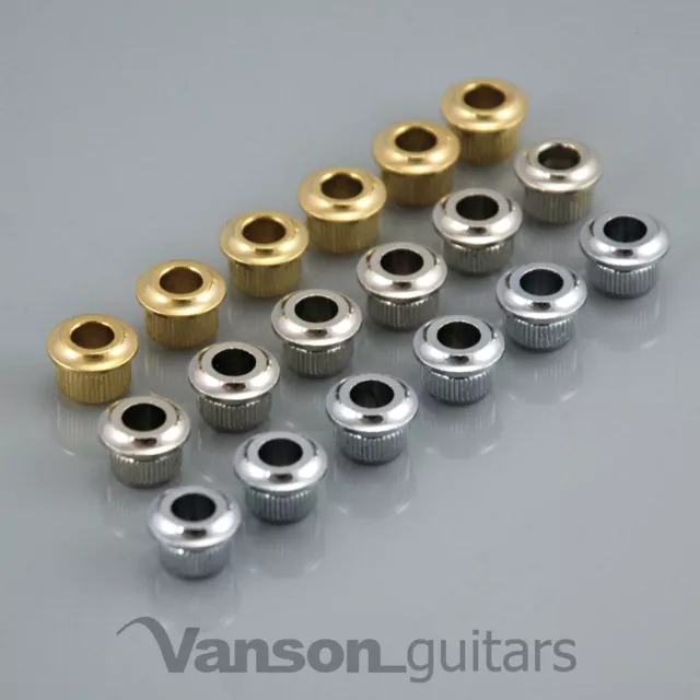 6 x NEW High Quality Conversion Bushings, guitar tuners 10.8mm to 6.2mm reducer