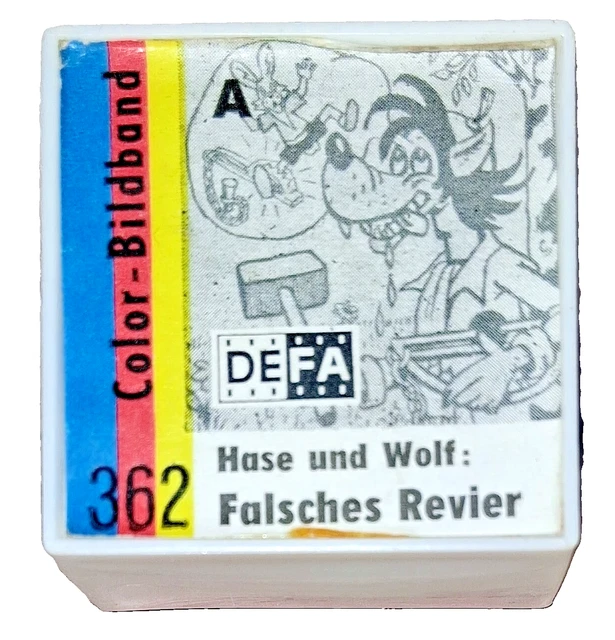 DEFA COLOR BILDBAND Nr. 362 Hase und Wolf: Falsches Revier DDR Dia ...