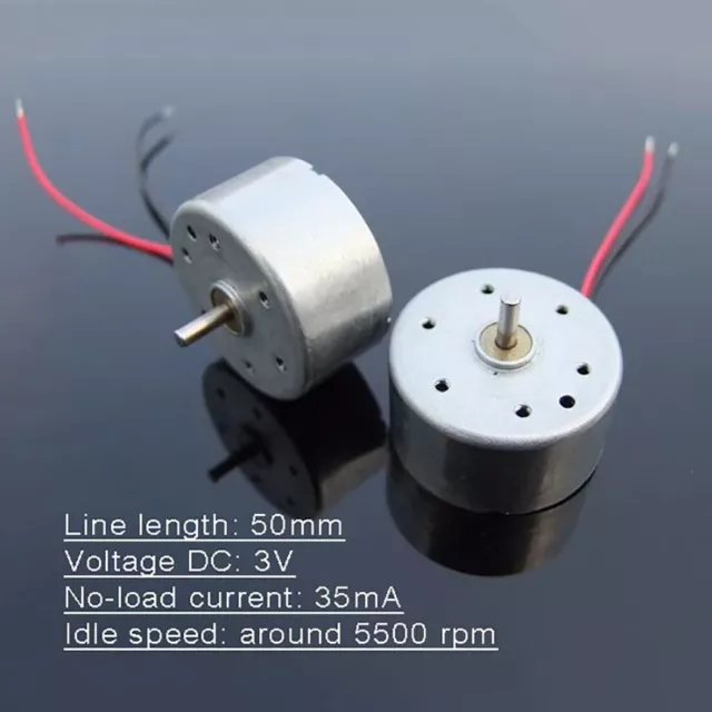 DC 3V Micro Mini 300 Motor Small Electric Motor Round Solar Power Motor Model