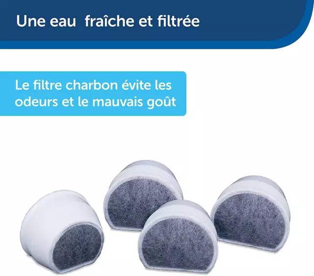 - Filtre Au Charbon De Rechange Pour Fontaine À Eau Pour Animaux Drinkwell En Cé 3