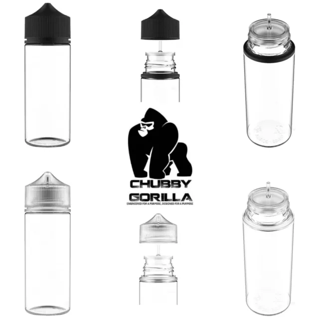 Original CHUBBY GORILLA V3 Leerflaschen 100ml 120ml leere Flasche Kunststoff Cap