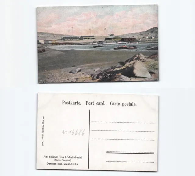 (n16686)   Ansichtskarte Lüderitzbucht Deutschsüdwestafrika, ungebraucht, V